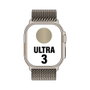 Apple Watch Ultra 3 GPS + Cellular 49mm Titanio Natural con Correa Milanese Loop M
